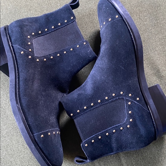 Black Suede Ankle Boots Cole Haan - Picture 2 of 5